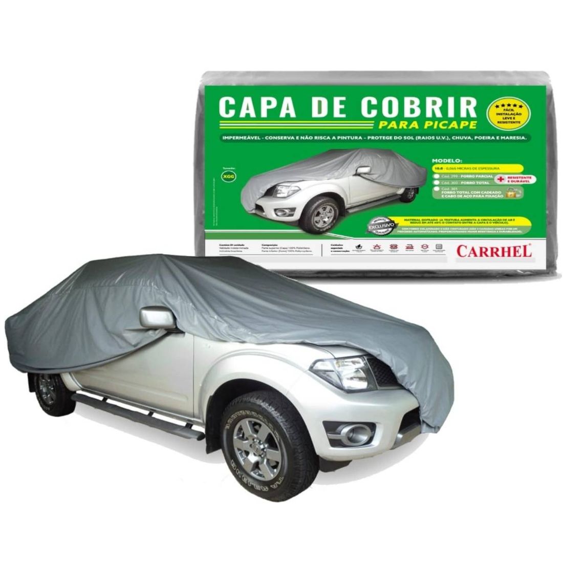 Capa Cobertura Automóvel "XGG" Com Forro