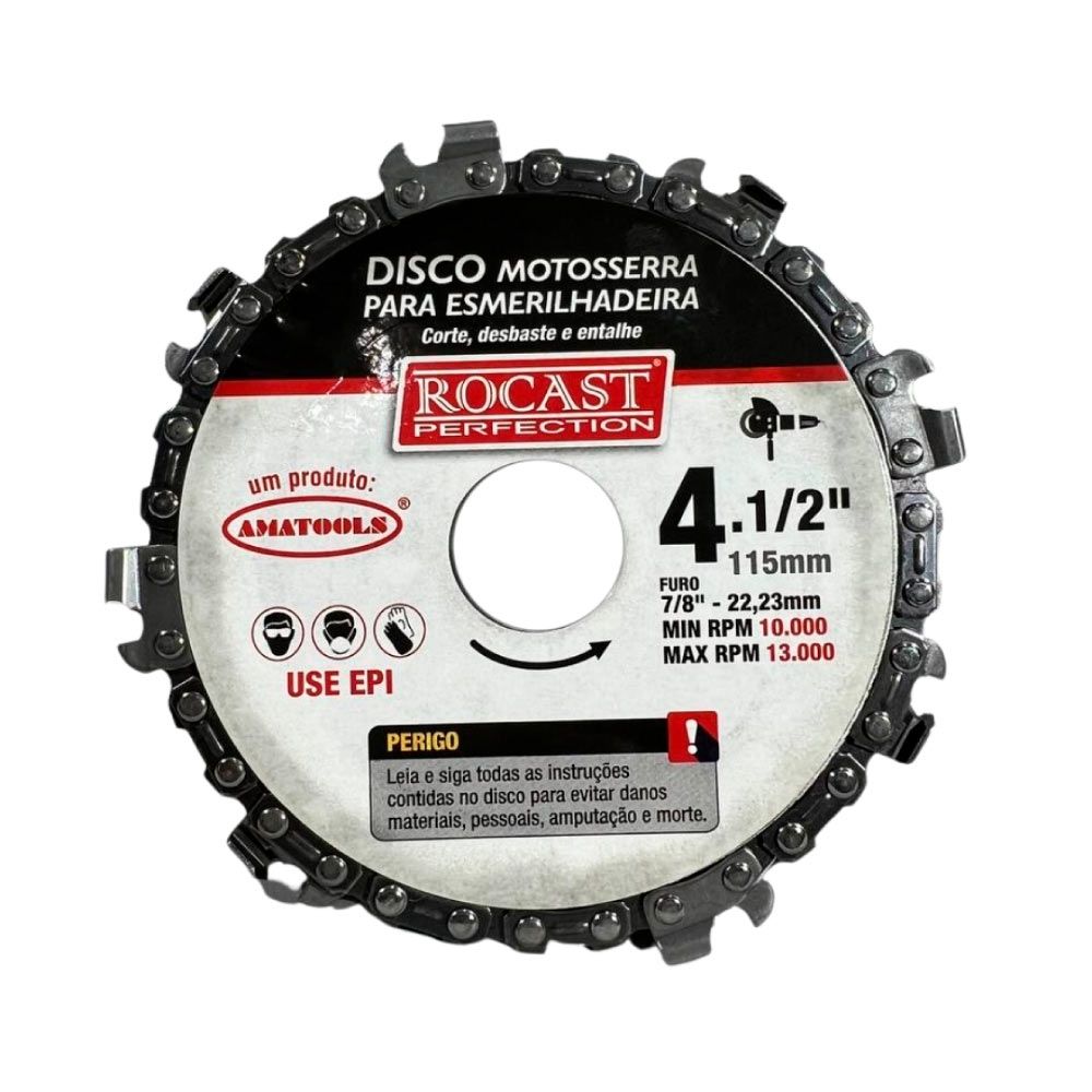Disco Corrente De Motosserra Para Lixadeira Esmerilhadeira Disco Corrente De Motosserra Para Lixadeira Esmerilhadeira