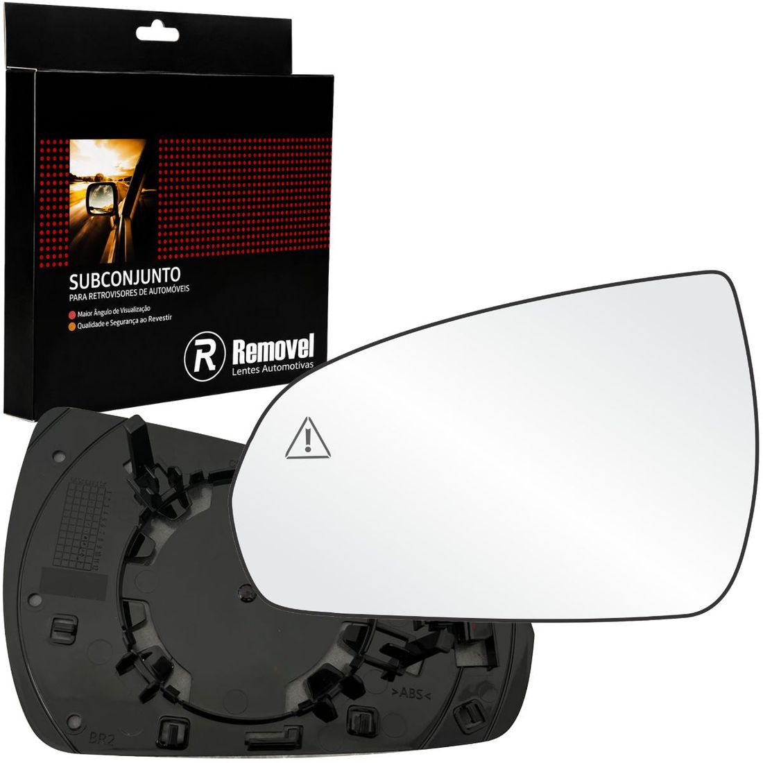 Lente Retrovisor Esquerdo HB20 2023 Em Diante - Com Sensor