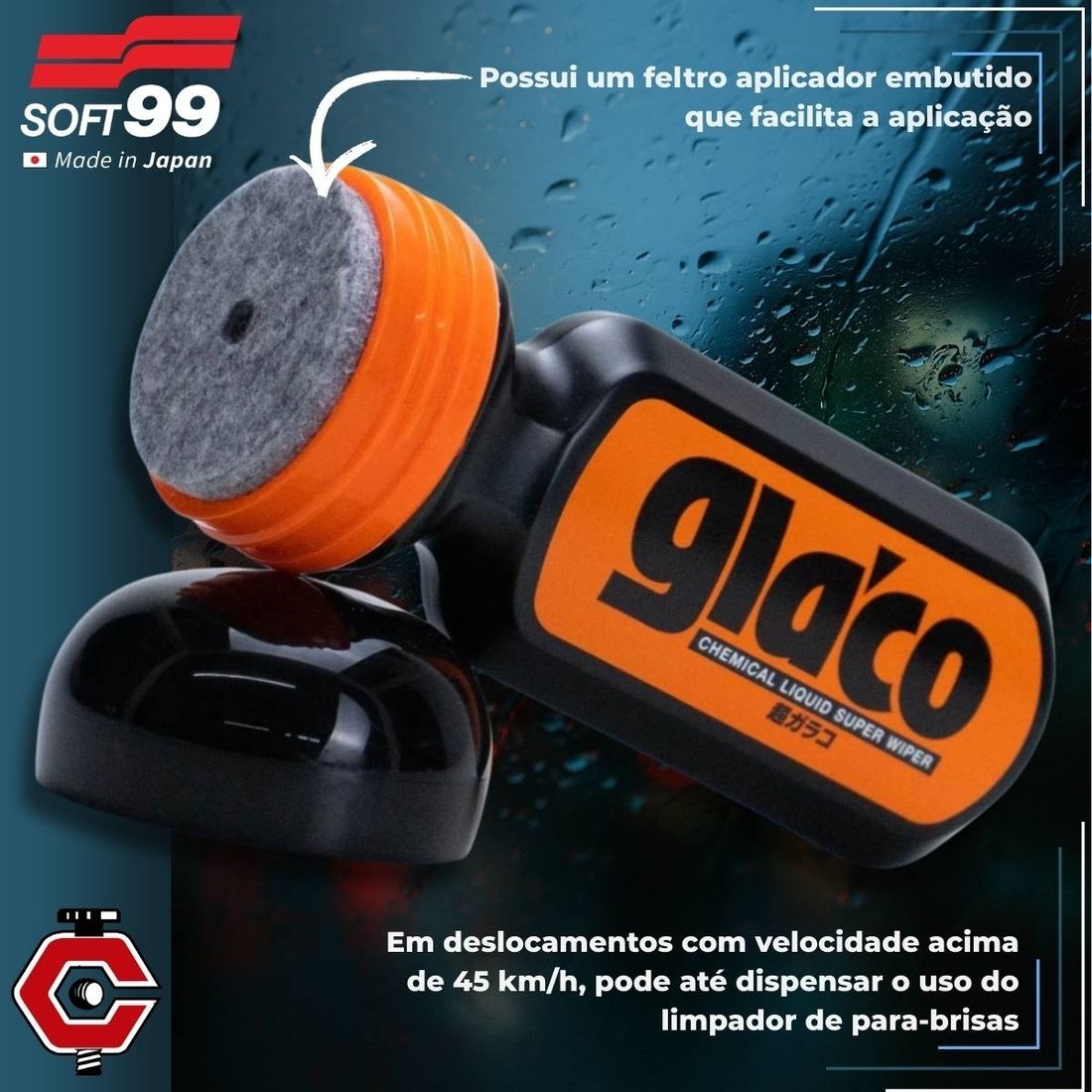 Cristalizador de Vidros Ultra Glaco Fusso 70ml Soft99