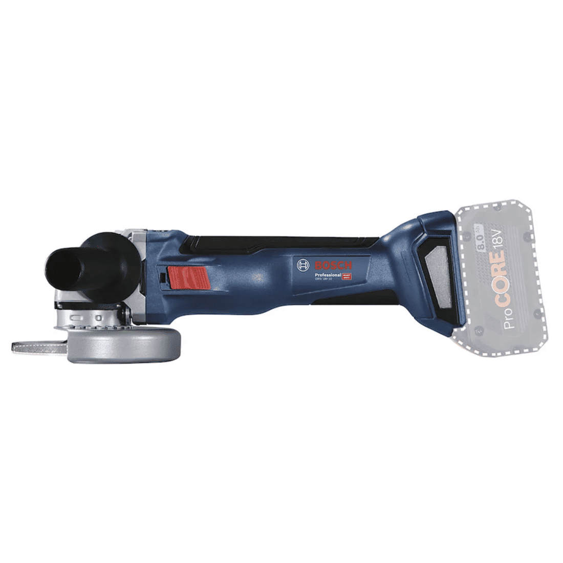 Combo Aspirador de Pó e Esmerilhadeira Angular Bosch 4.1/2 com 2 Baterias e Carregador