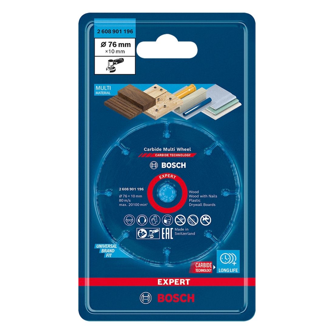 Disco Corte Bosch Multi Wheel 76mm Multimaterial