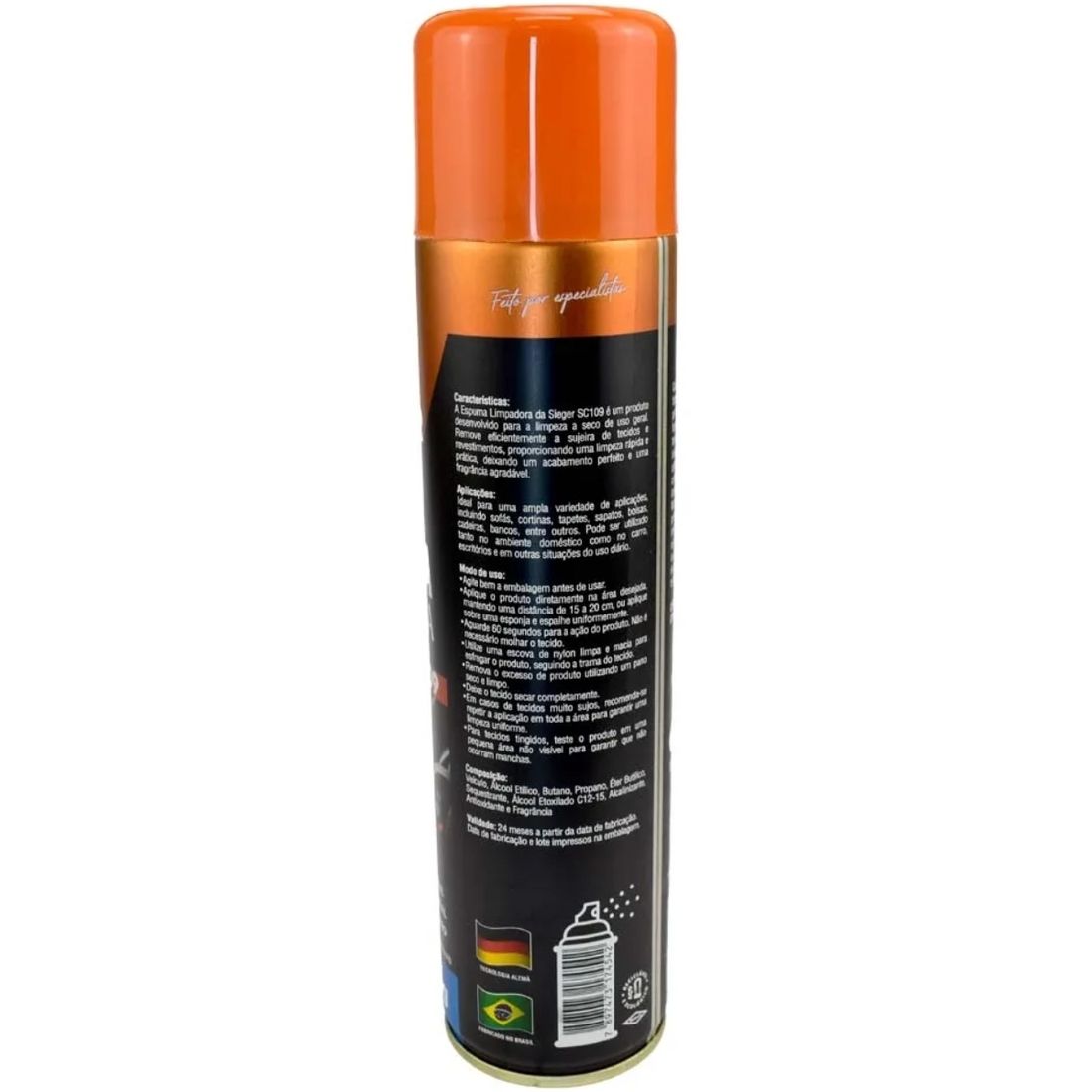 Espuma Limpadora Bancos Estofados Tecidos Sieger Sc109 400ml