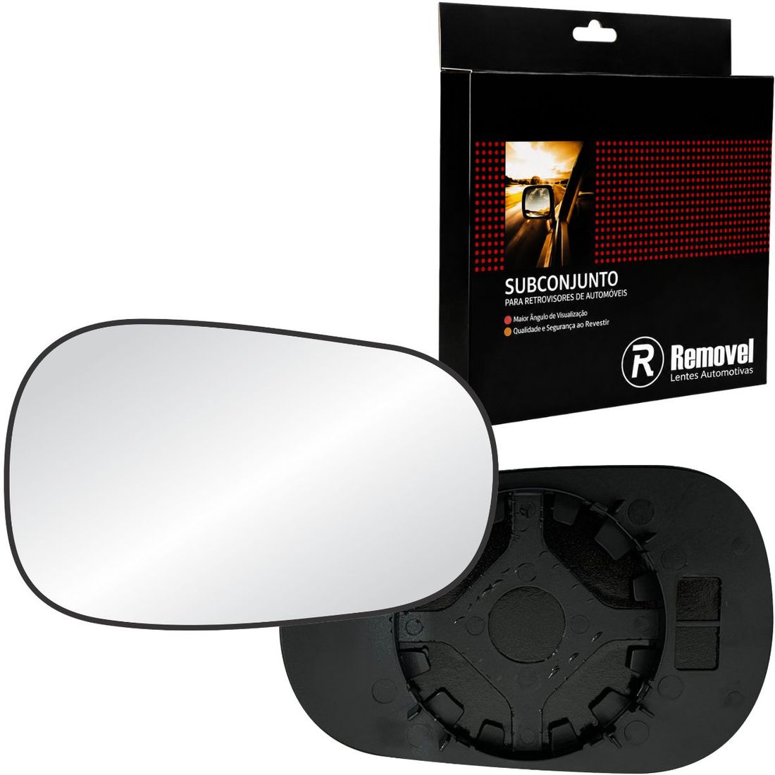 Lente Retrovisor Direito Renault Clio 1999 A 2012 Logan 2006 A 2009