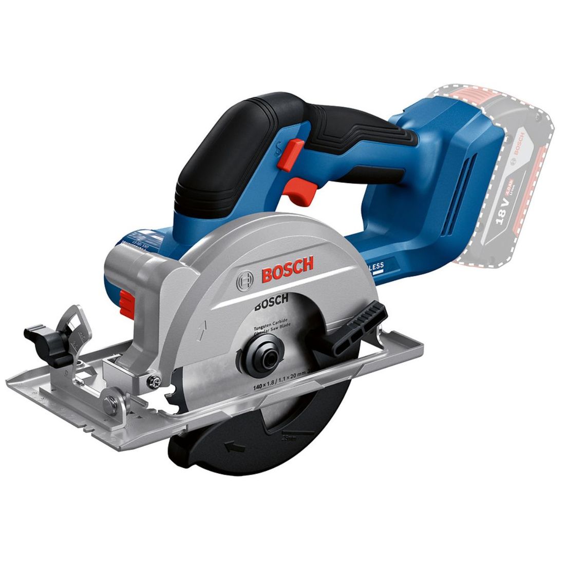 Combo Esmerilhadeira Angular + Serra Circular Bosch Com 2 Baterias 18v 4ah e Carregador