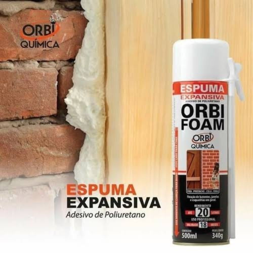 Orbi Foam Espuma Expansiva 500ml Orbi Foam Espuma Expansiva 500ml
