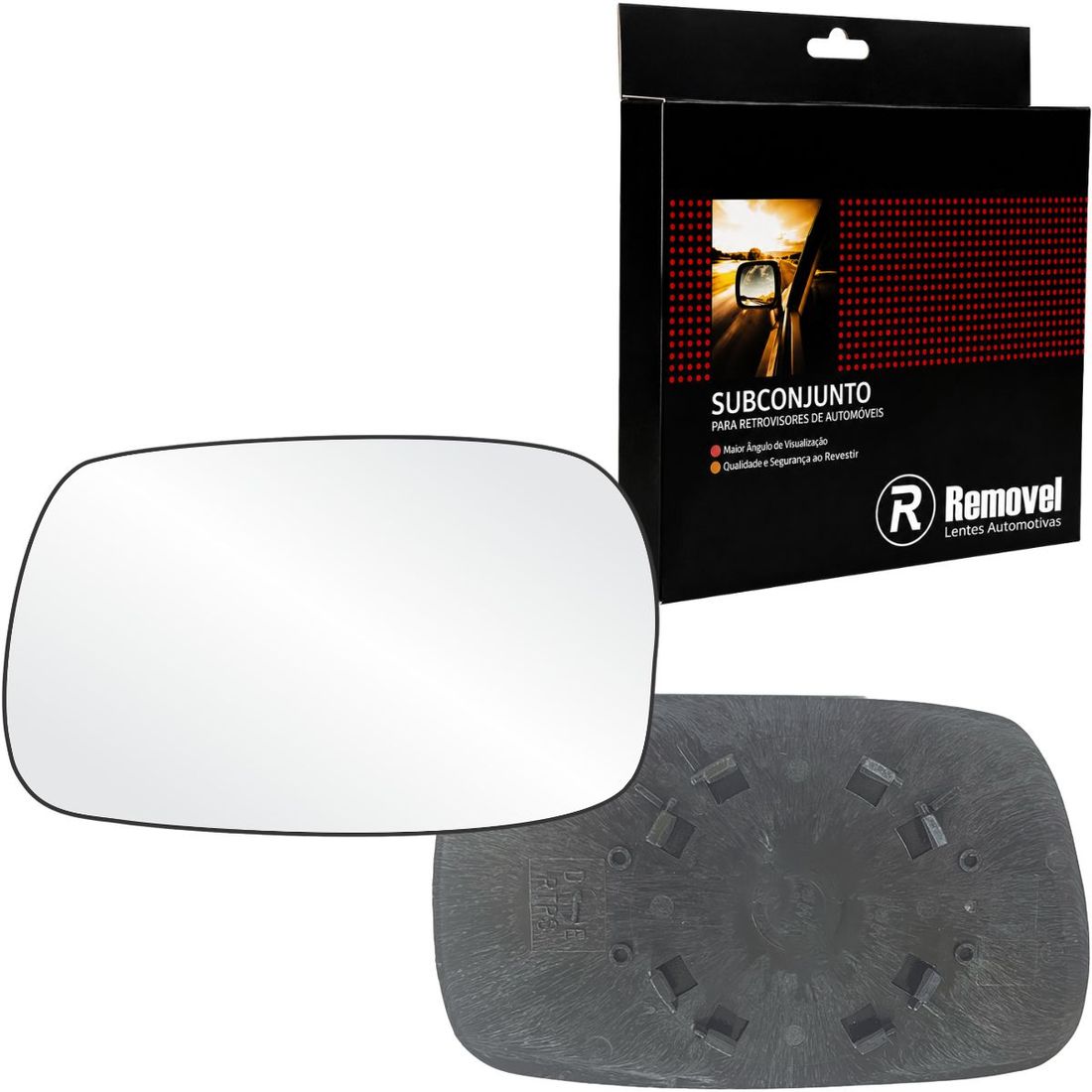 Lente Retrovisor Direito Toyota Corolla 2002 A 2007