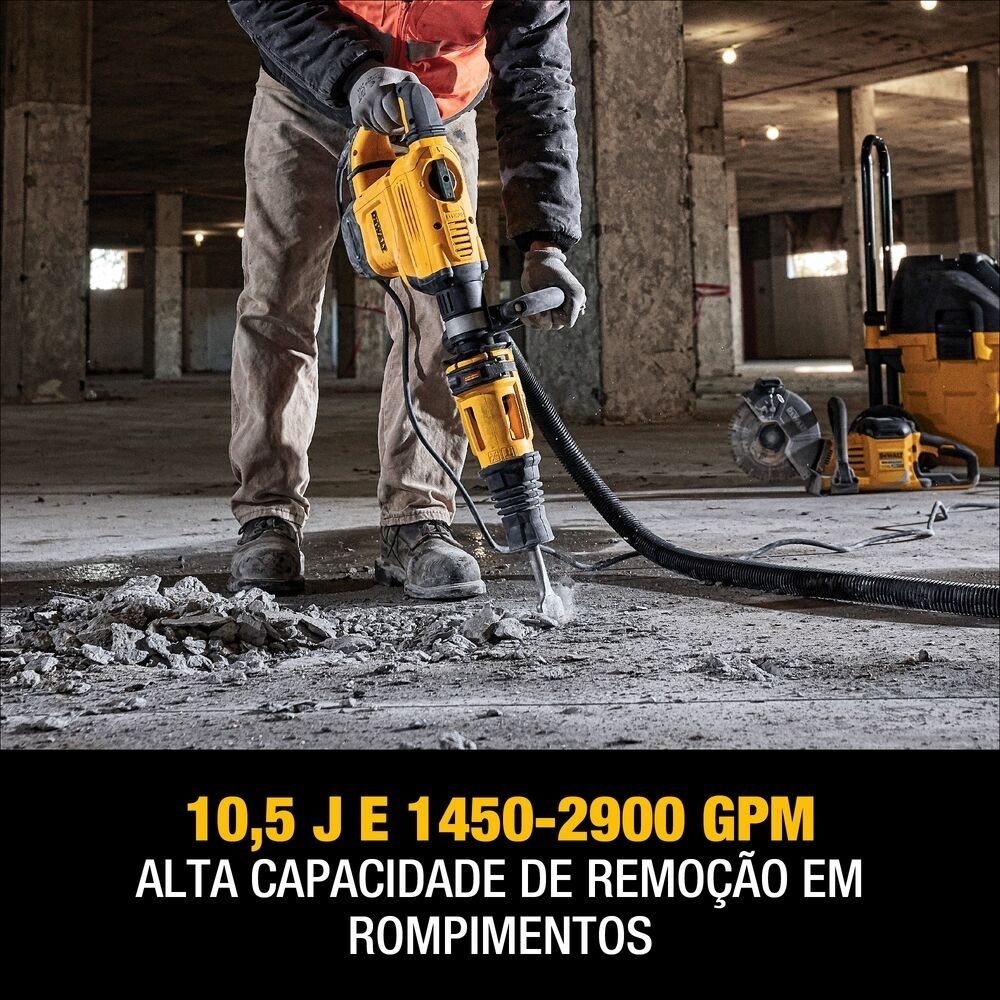 Martelo Rompedor DeWalt D25832K-B2 7,4Kg 1350W 220V SDS MAX