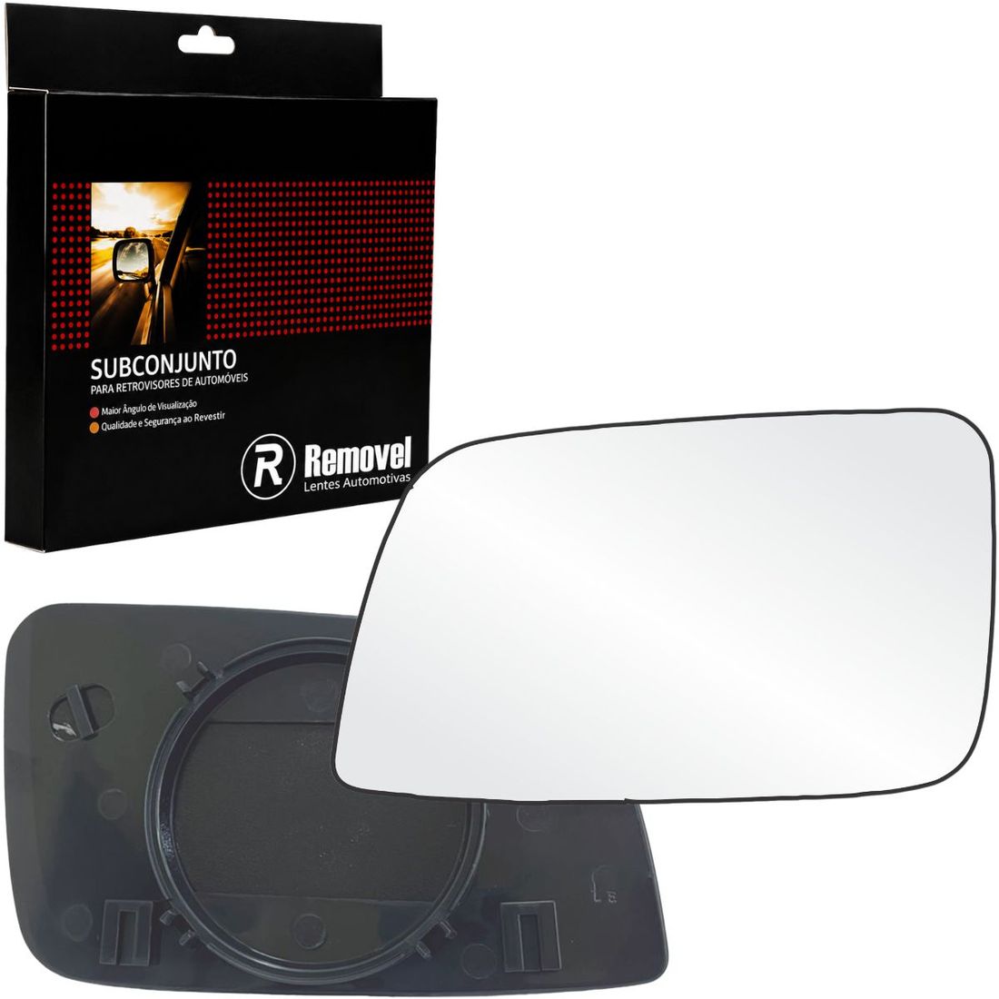 Lente Retrovisor Esquerdo GM Astra 1999 A 2011