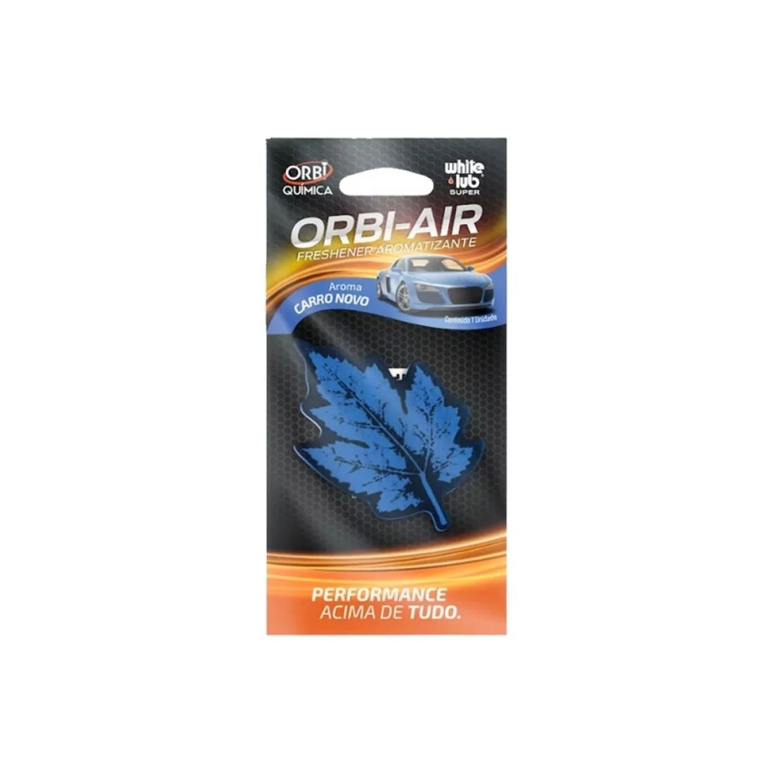 Aromatizante Automotivo Pinheirinho Orbi Carro Novo Azul