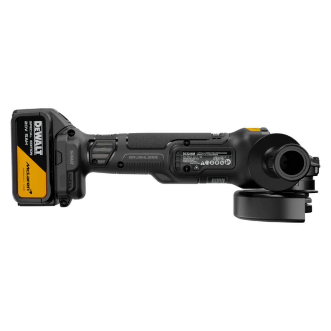 ESMERILHADEIRA ANGULAR MCLAREN DEWALT 5" 20V 2 BATERIAS ESMERILHADEIRA ANGULAR MCLAREN DEWALT 5" 20V 2 BATERIAS