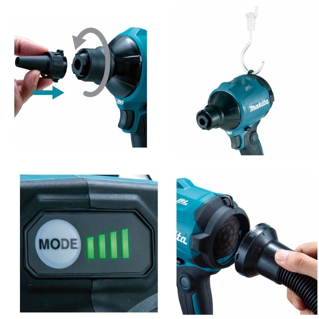 Soprador e Inflador Makita DAS180Z 18V LXT Sem Bateria