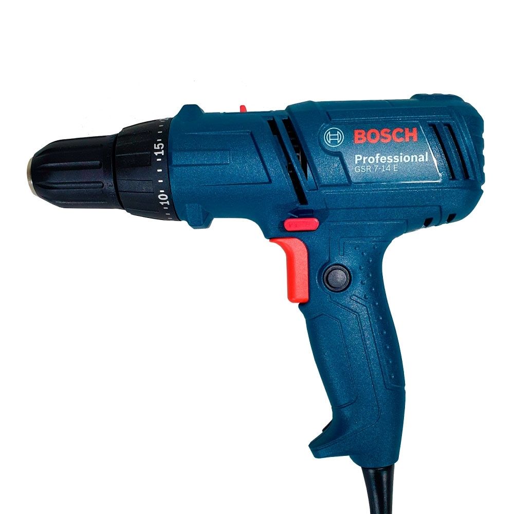 Parafusadeira e Furadeira Bosch GSR 7-14 E 400W 220V cabo 4m Parafusadeira e Furadeira Bosch GSR 7-14 E 400W 220V cabo 4m