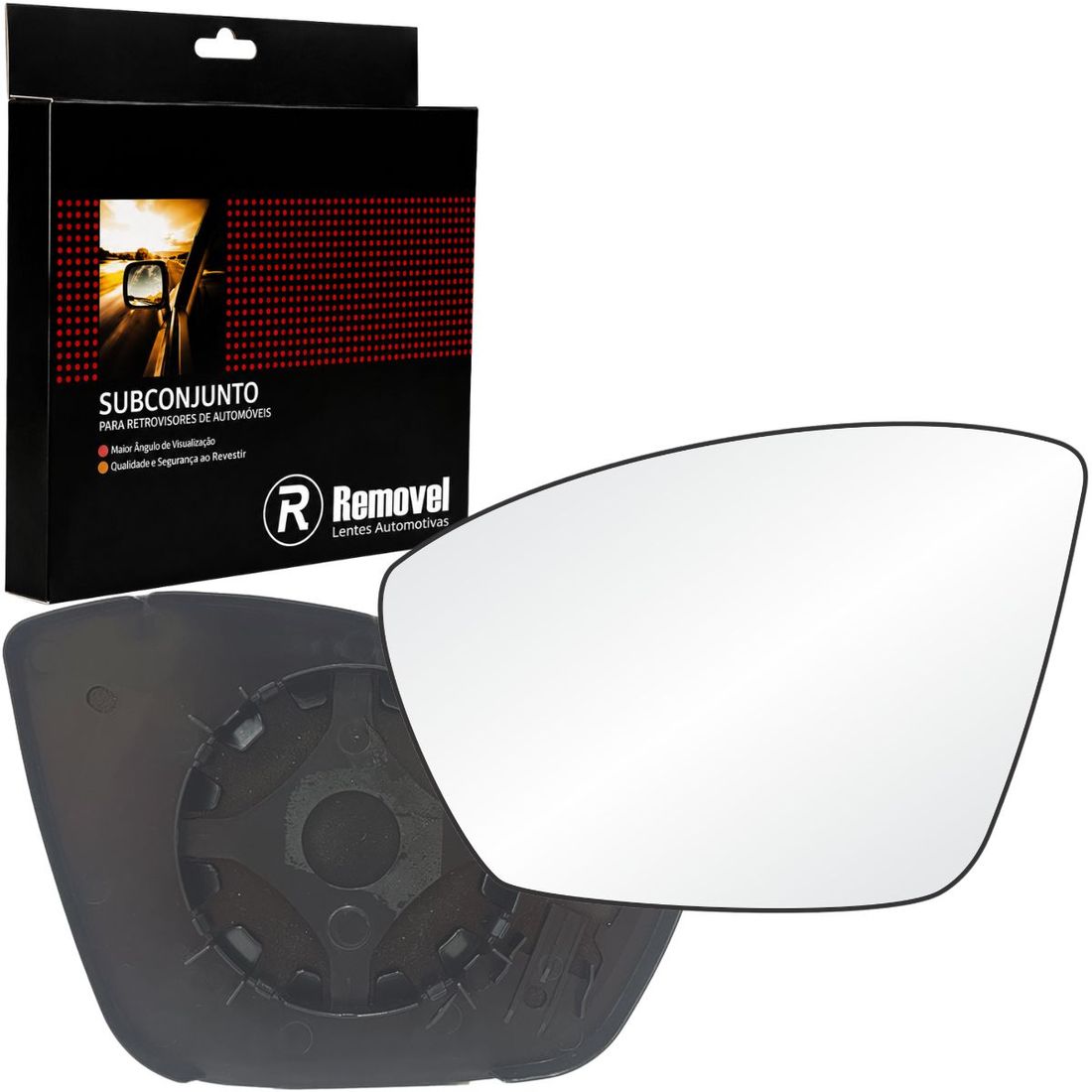 Lente Retrovisor Esquerdo Peugeot 208 2013 A 2020 2008 2015 Em Diante