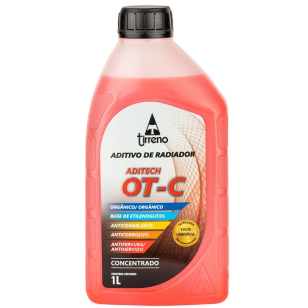 Aditivo Radiador Concentrado TIRRENO Laranja 1 Litro Orgânico