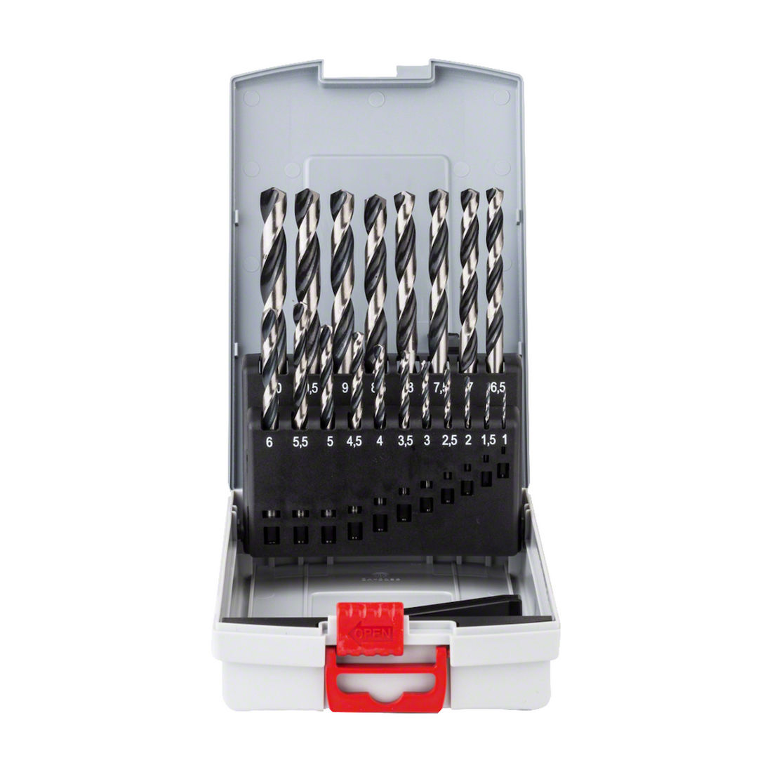Jogo de Brocas para Metal Bosch Aço Rápido HSS-PointTeQ ProBox 1,0-10,0mm 19pçs Jogo de Brocas para Metal Bosch Aço Rápido HSS-PointTeQ ProBox 1,0-10,0mm 19pçs