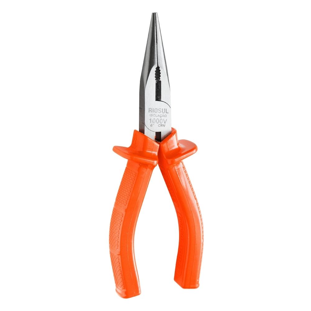 Alicate Bico Meia Cana Reto 6" RioSul Tools R010027 1000V