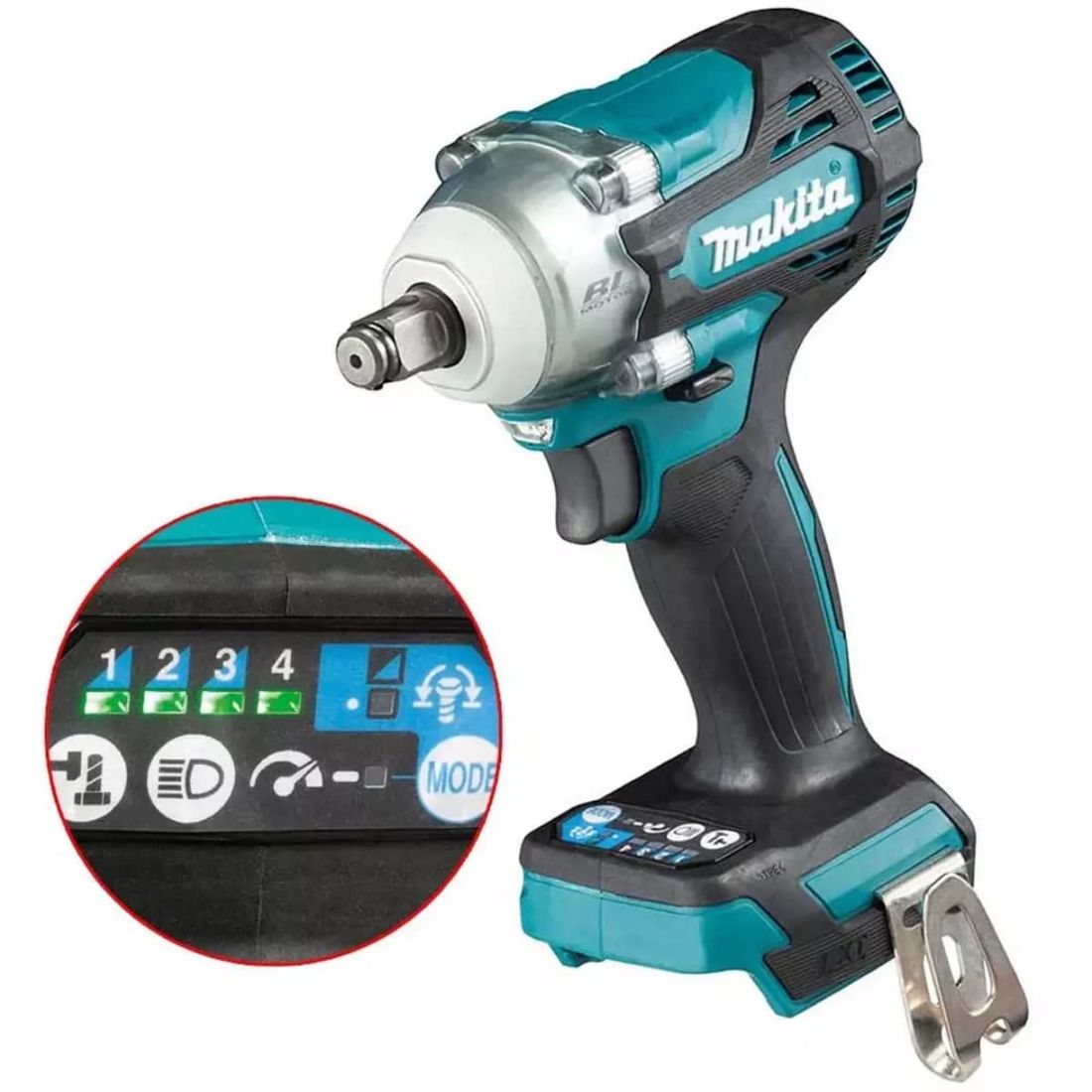 Combo Makita 18V Chave de Impacto 33kg + Aspirador de Pó Portátil + 1 Bateria 3Ah e Carregador 127V/220V