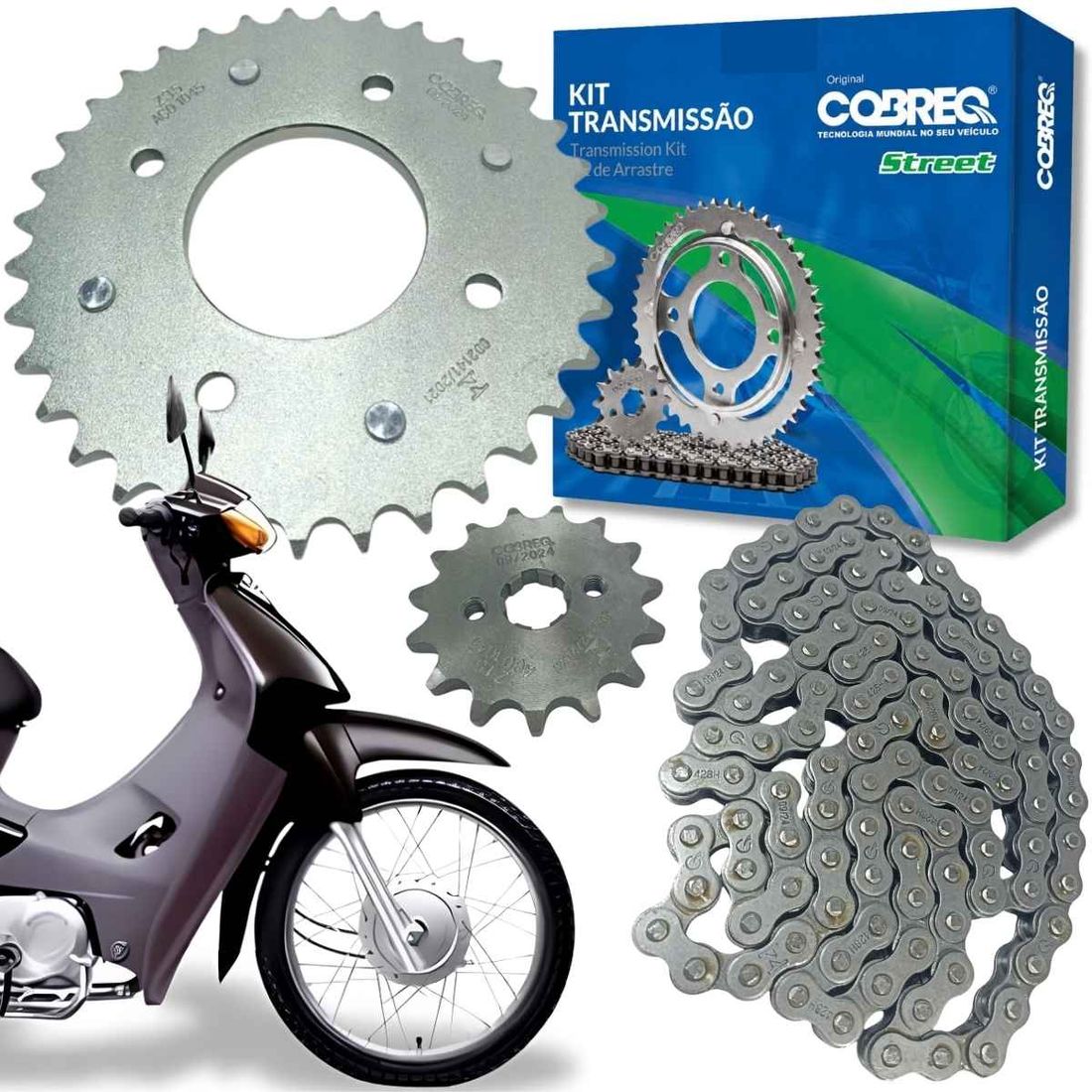 Kit Relação Cobreq Sem Retentor Honda Biz 100 1998 A 2006