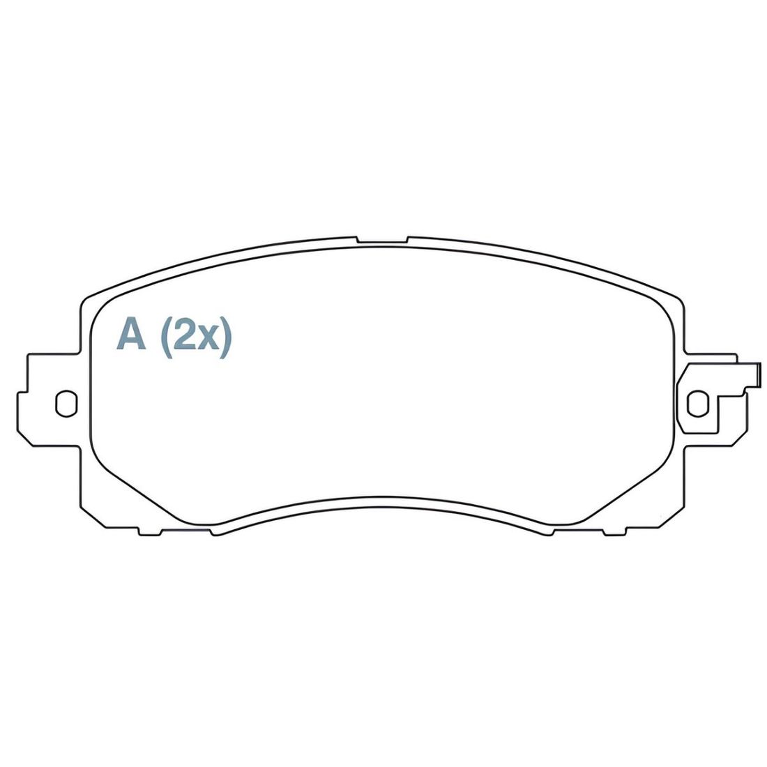 Pastilha Dianteira Cerâmica Subaru Forester e XV Após 2018