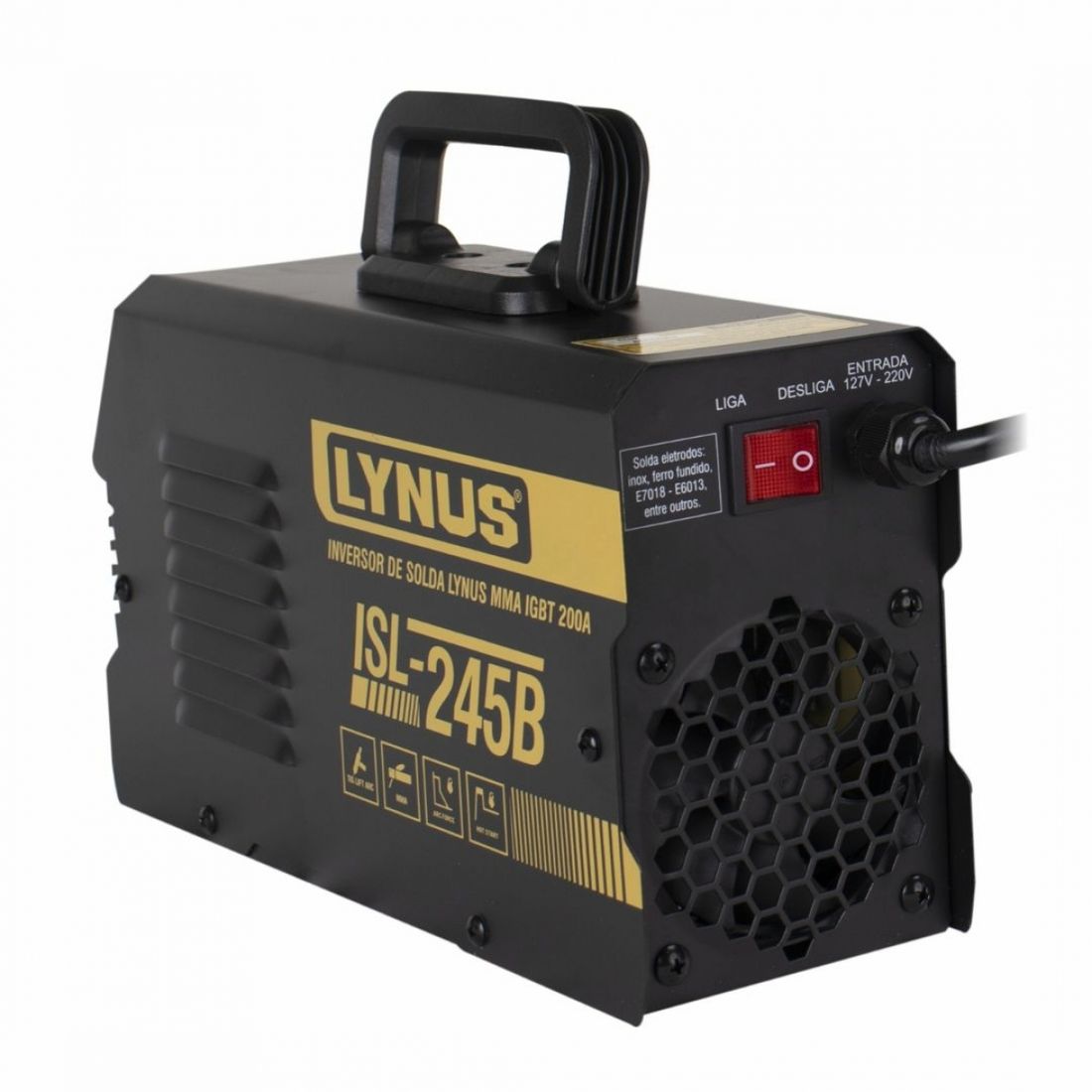 Inversor Solda Elétrica Mma Lynus 200A