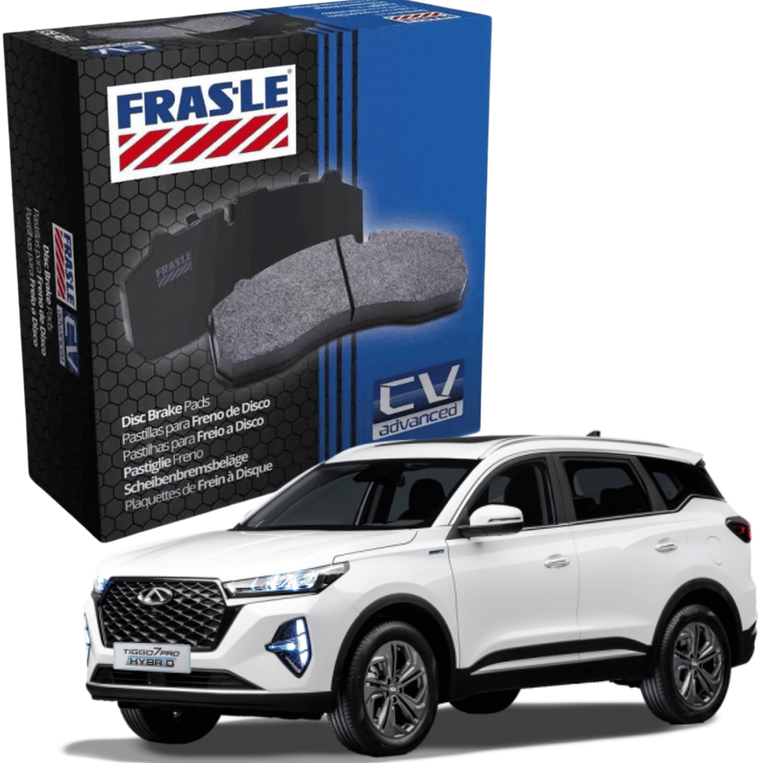 Pastilha Freio Traseiro Chery Tiggo 7 Pro 2021 em diante Pastilha Freio Traseiro Chery Tiggo 7 Pro 2021 em diante