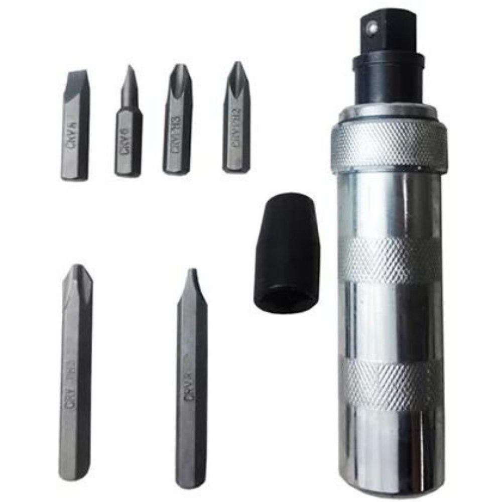 Chave Impacto Manual 1/2" Com 6 Bits 115759 Sparta Chave Impacto Manual 1/2" Com 6 Bits 115759 Sparta