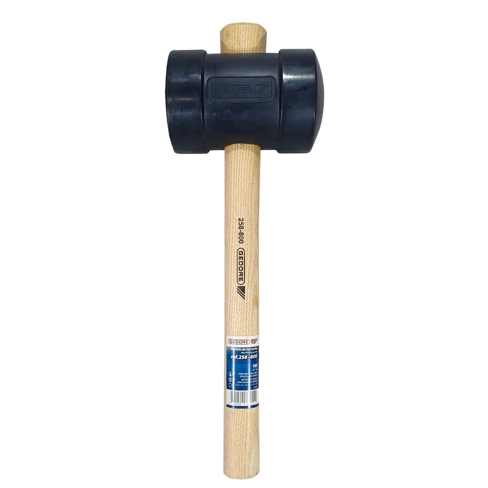 Martelo de Borracha Gedore 80mm G 258-800 800g