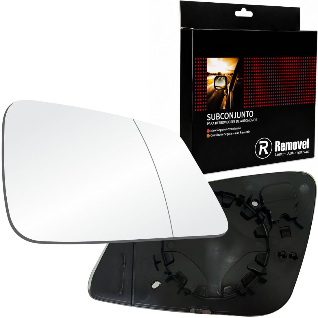 Lente Retrovisor Direito BMW X1 Após 2016 Asférico Térmico