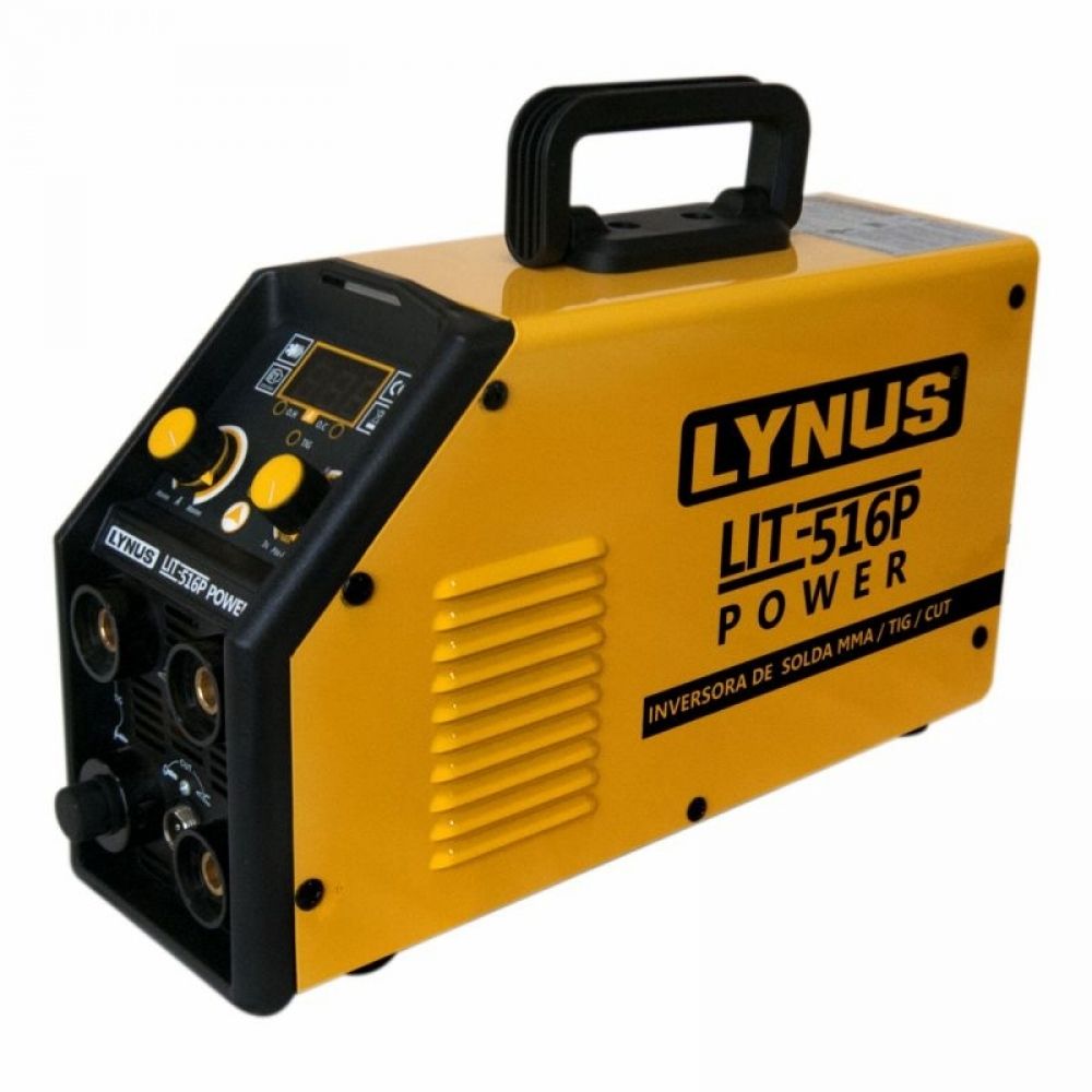 Inversor Solda Elétrica MMA/TIG/Corte Plasma Lynus LIT-516P
