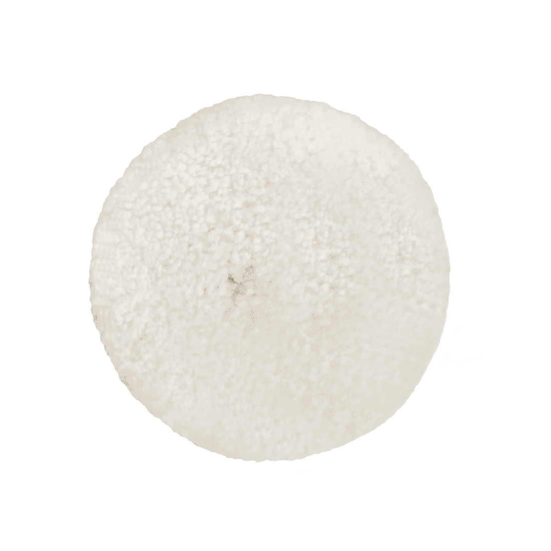 Boina de Lã Natural Dupla Face 8" Zacs Boina de Lã Natural Dupla Face 8" Zacs