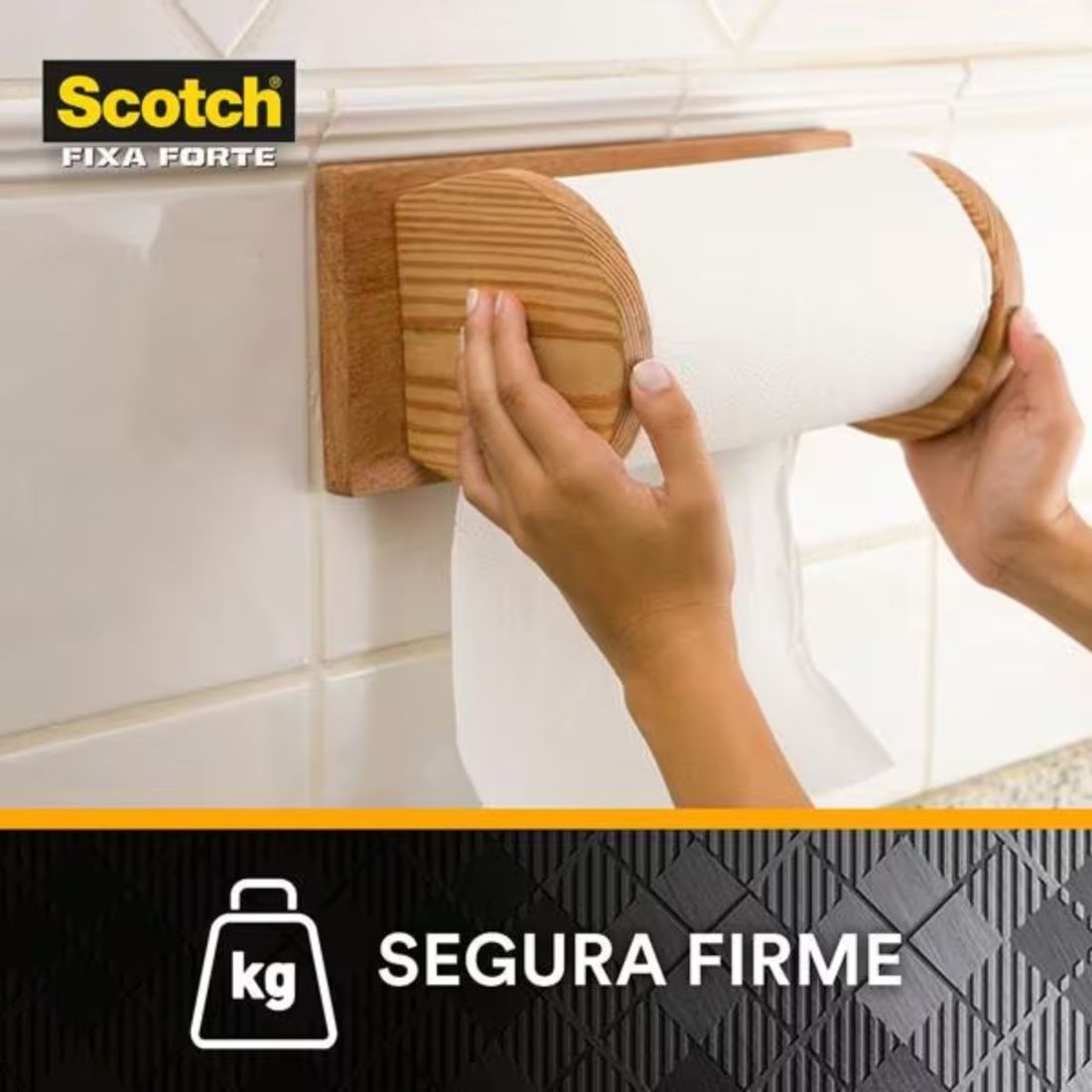 Fita Dupla Face 3M Scotch Fixa Forte Cozinha 24mm x 1,5m Fita Dupla Face 3M Scotch Fixa Forte Cozinha 24mm x 1,5m