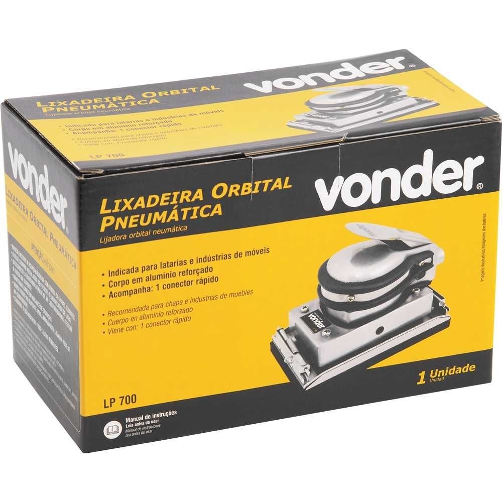Lixadeira Orbital Pneumática LP 700 - Vonder Lixadeira Orbital Pneumática LP 700 - Vonder