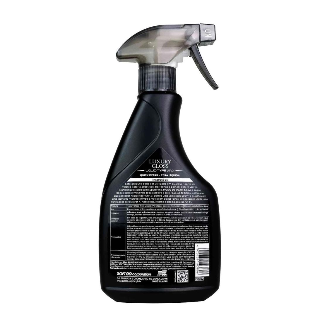 Cera Líquida Carnaúba Interna E Externa Aroma Manga Soft99 Cera Líquida Carnaúba Interna E Externa Aroma Manga Soft99