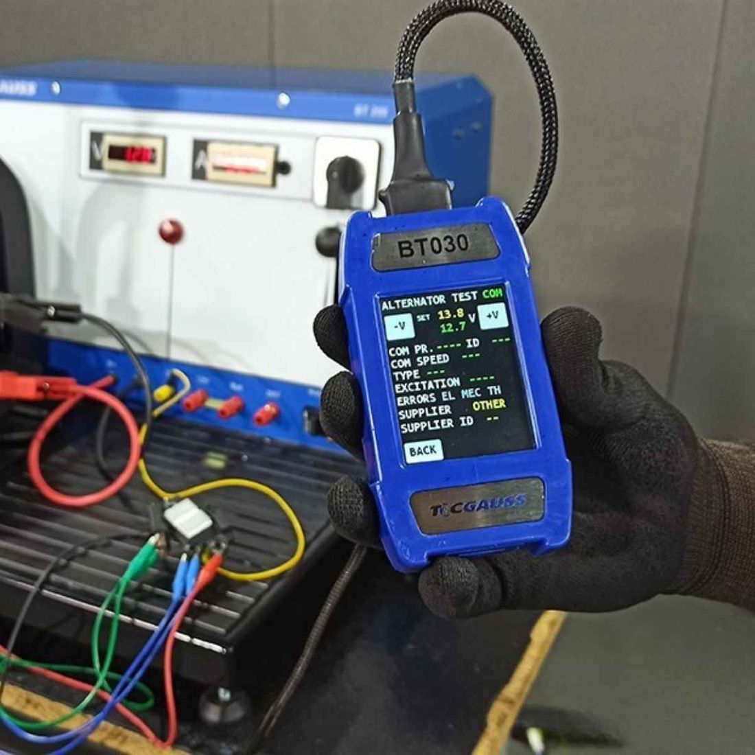 Equipamento Teste Alternador Gauss BT030