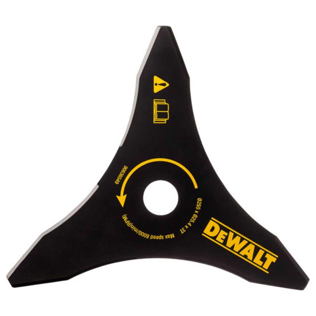 LÂMINA ROÇADEIRA 3 PONTAS TRI-BLADE 250MM DEWALT LÂMINA ROÇADEIRA 3 PONTAS TRI-BLADE 250MM DEWALT