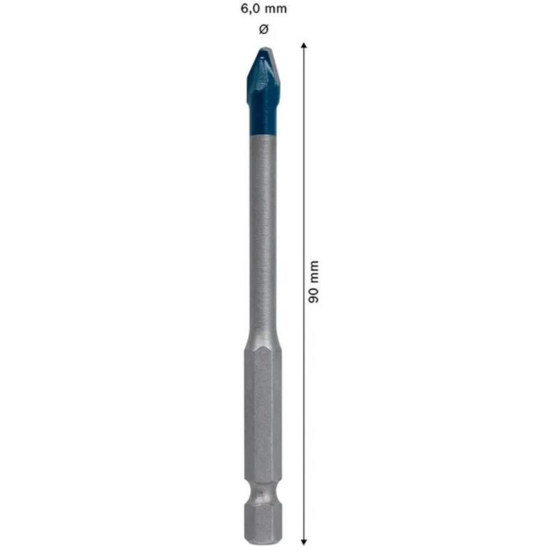 Broca Para Porcelanato HardCeramic 6x90mm Bosch
