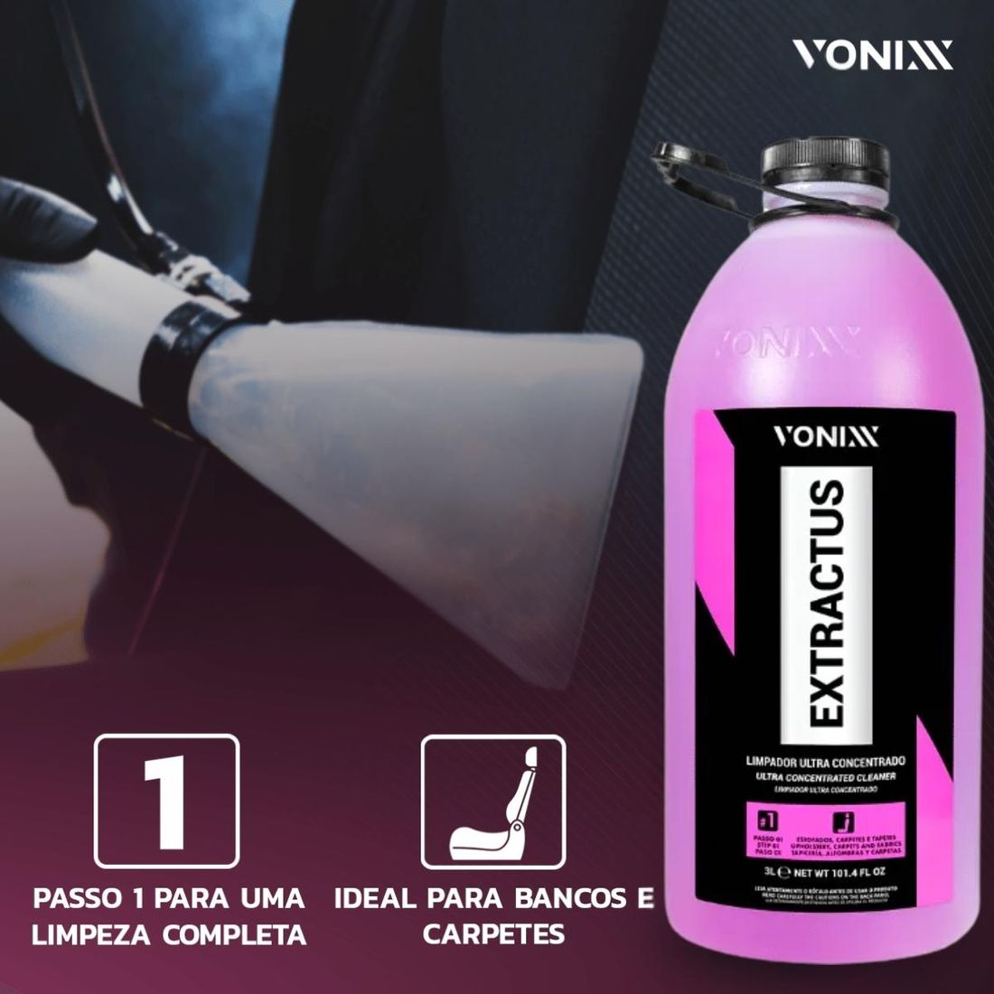 Limpador Ultra Concentrado Vonixx Extractus 3L