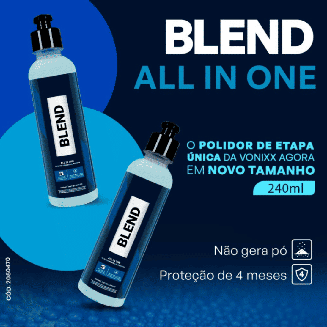 Polidor de Etapa Única BLEND ALL IN ONE Vonixx 240ML