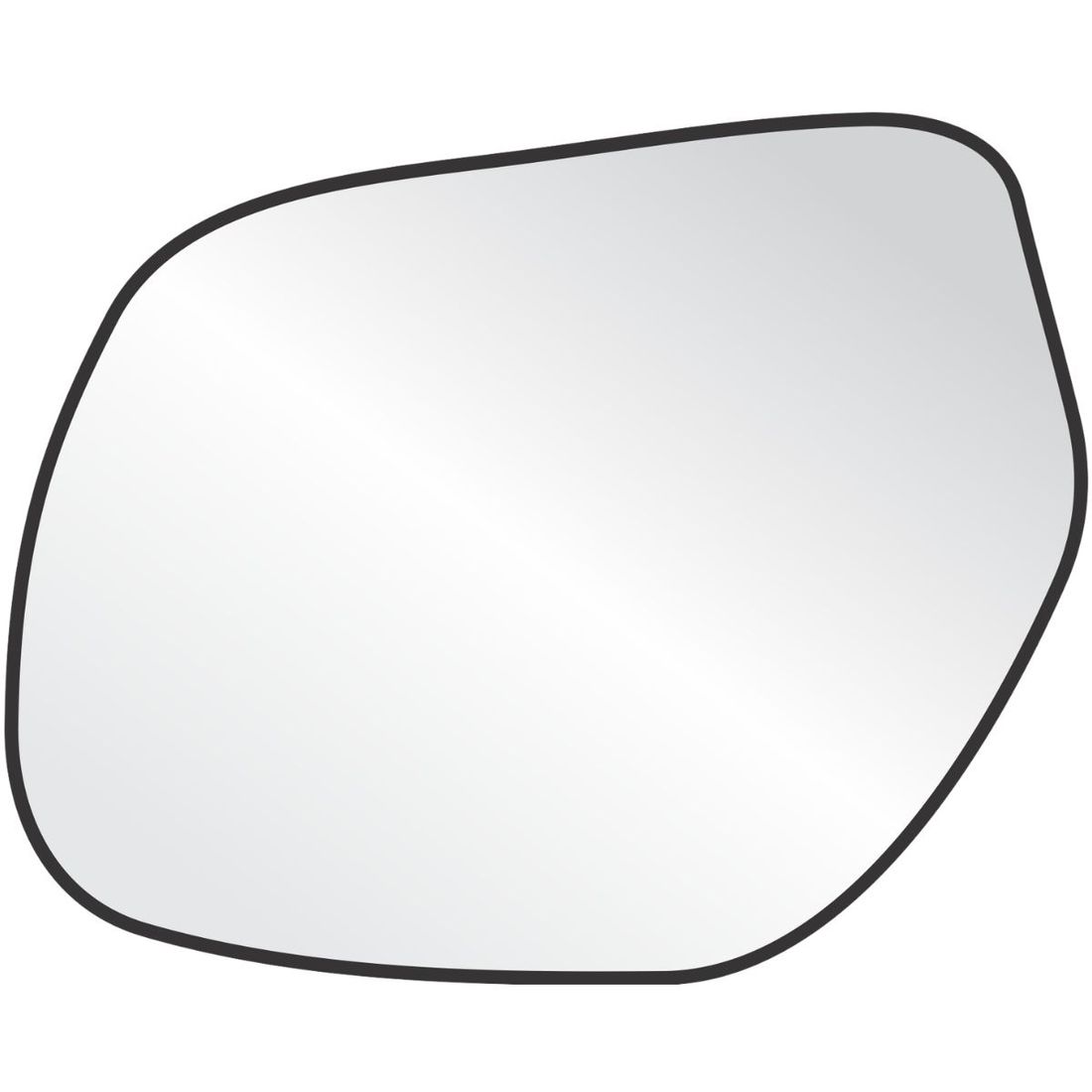 Lente Retrovisor Esquerdo Mitsubishi ASX 2010 Em Diante Com Pisca/Térmico