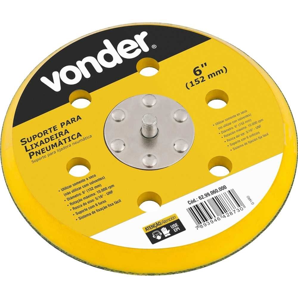 Lixadeira Roto Orbital Pneumática LP610 - Vonder