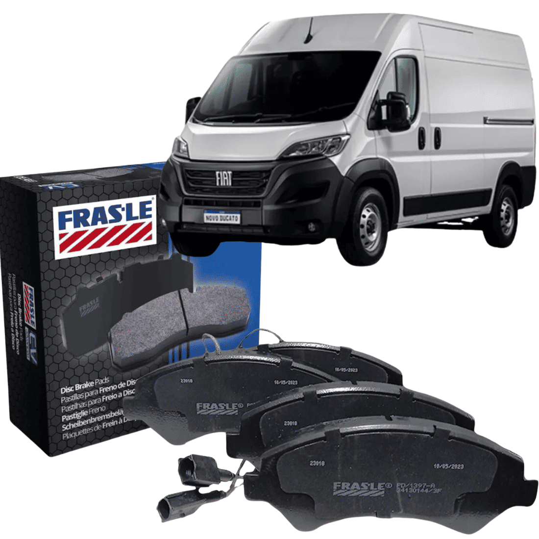 Pastilha Freio Dianteira Fiat Ducato 2018 em diante Pastilha Freio Dianteira Fiat Ducato 2018 em diante