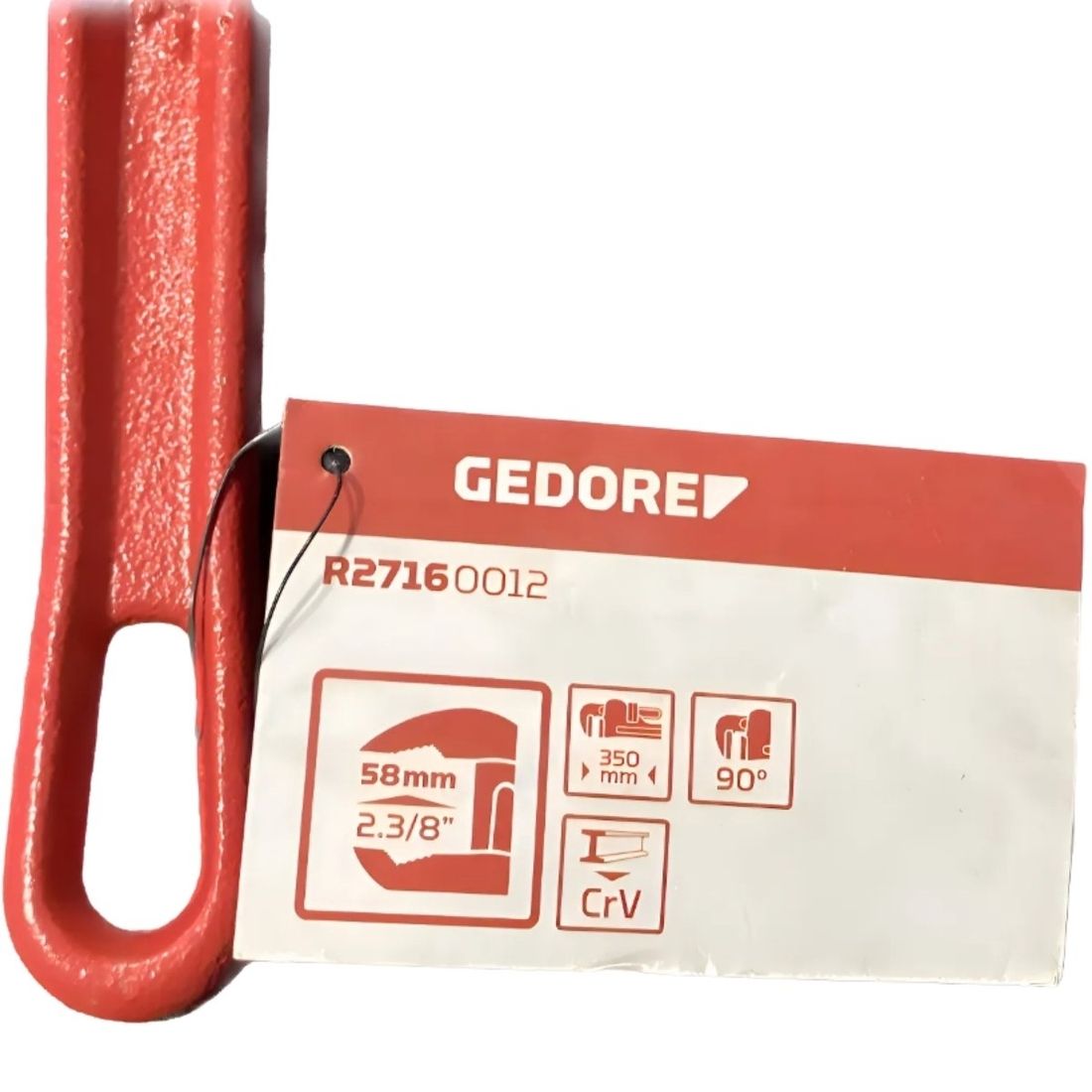Chave De Cano Abertura 58mm 14 Gedore Red GR27160012