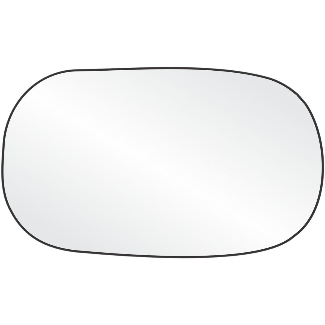 Lente Retrovisor Esquerdo Ford Ka 1996 A 2008 (Modelo Metagal)