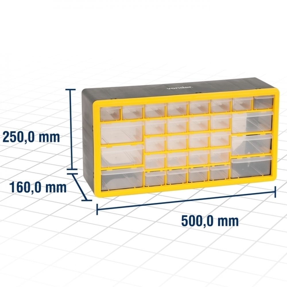 Organizador Plástico OPV 0300 Vonder