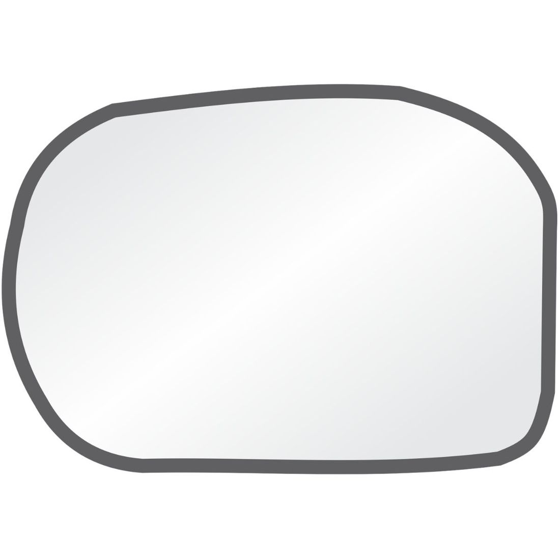 Lente Retrovisor Esquerdo Honda Civic 2006 A 2011