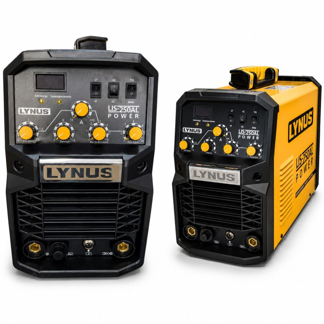 Inversora de Solda TIG AC/DC Alumínio Lynus LIS-250AL Power 200 Ampéres