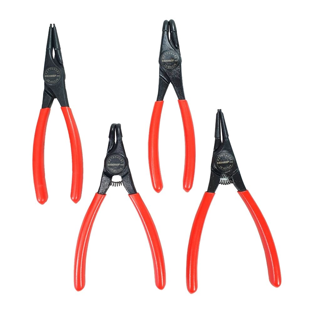 Jogo Alicates Anéis Interno/Externo Gedore RED 4 peças GR28002104