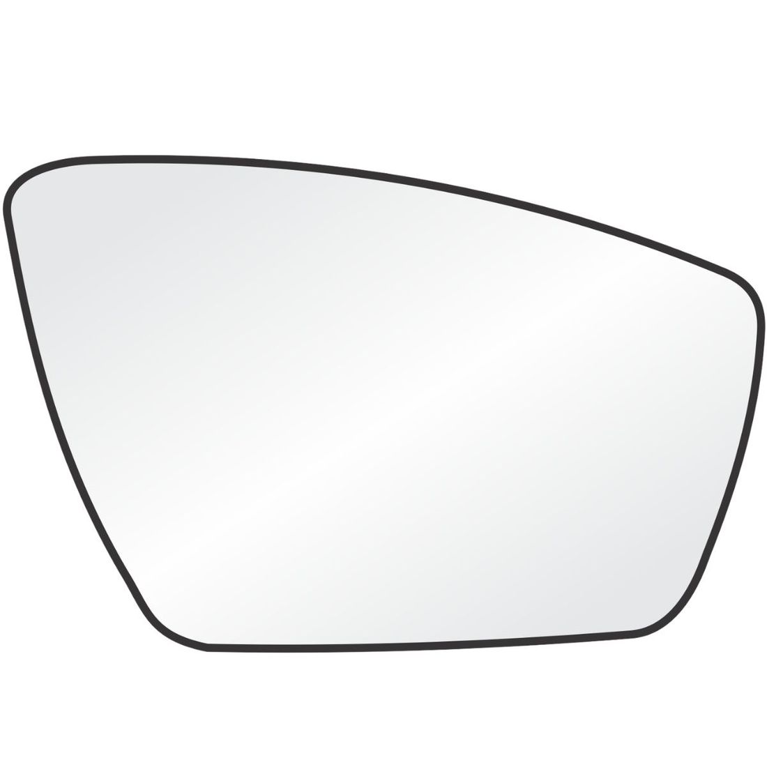 Lente Retrovisor Direito Ford Ka 2015 Em Diante