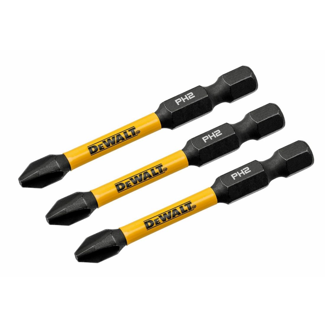 Ponteira Bits Phillips Flextorq PH2 56mm Cartela 3 peças - Dewalt